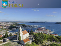 Frontpage screenshot for site: Općina Tribunj online (http://www.tribunj.hr)
