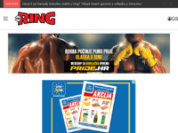 Frontpage screenshot for site: Croring - časopis i internet portal za borilačke športove i fitness (http://www.croring.com)