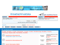 Slika naslovnice sjedišta: Hrvatska Kroatie Croatia Forum (http://www.kroatiehrvatska.com/forum/)