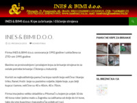 Slika naslovnice sjedišta: Ines & Bimi d.o.o. (http://www.inesbimi.biz.hr)