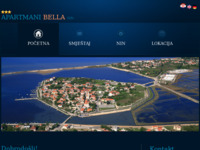 Frontpage screenshot for site: Apartmani Bella - Nin (http://www.apartments-bella.com)