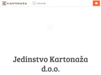 Frontpage screenshot for site: (http://www.kartonaza.hr)