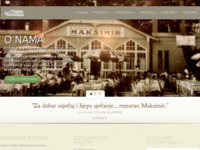 Frontpage screenshot for site: (http://www.restoran-maksimir.hr)