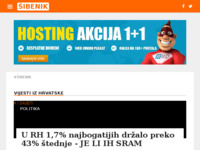 Frontpage screenshot for site: Internet portal - Grad Šibenik (http://sibenik-hr.info/)