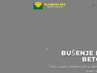 Frontpage screenshot for site: Dijamant-rez d.o.o (http://www.dijamant-rez.hr/)