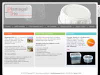 Frontpage screenshot for site: (http://www.plamegal-trio.hr)
