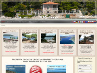 Frontpage screenshot for site: (http://www.croatiaproperty.org/)