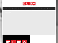 Frontpage screenshot for site: Elba-elektromaterijal (http://www.elba.hr)