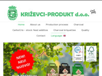 Frontpage screenshot for site: (http://www.krizevci-produkt.hr)