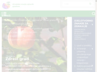 Frontpage screenshot for site: (http://www.zdravi-gradovi.com.hr)