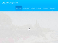 Frontpage screenshot for site: Apartmani obitelji Jančić (http://www.jancic.hr/)