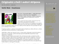 Frontpage screenshot for site: Originalni crteži, autori, stripovi (http://originali.blog.hr)