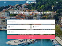 Frontpage screenshot for site: Turizam u Dalmaciji (http://www.dalmacija.net/)
