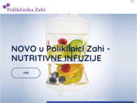 Frontpage screenshot for site: (http://www.poliklinika-zahi.hr)