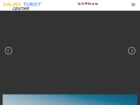 Frontpage screenshot for site: (http://www.dalmaturist.hr/)
