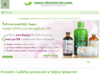 Frontpage screenshot for site: Calivita proizvodi (http://www.vitamini-hr.com)