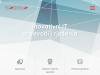 Frontpage screenshot for site: Sagena informatički inženjering d.o.o. (http://www.sagena.hr/)
