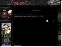 Frontpage screenshot for site: Croscene (http://q3a.inet.hr)