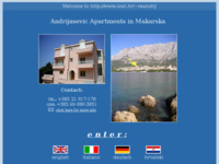 Slika naslovnice sjedišta: Apartmani Andrijašević u Makarskoj (http://www.inet.hr/~veandrij/)