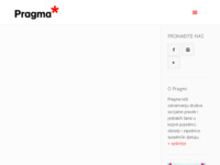 Frontpage screenshot for site: (http://www.udruga-pragma.hr)