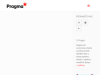 Frontpage screenshot for site: Pragma (http://www.udruga-pragma.hr)