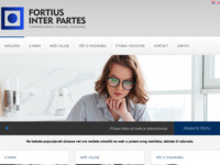 Frontpage screenshot for site: (http://www.fortius.hr/)