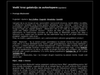 Frontpage screenshot for site: Vodič kroz Blaževdol (http://www.inet.hr/~alen/vodic)