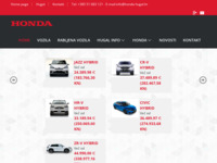 Frontpage screenshot for site: (http://www.honda-hugal.com/)