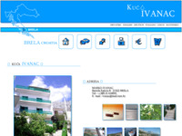 Frontpage screenshot for site: Brela-Pansion Ivanac (http://www.inet.hr/~tivanac/)