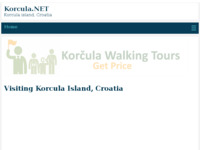 Frontpage screenshot for site: (http://www.korcula.net/urban/)