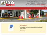 Frontpage screenshot for site: (http://www.euro-benz.hr/)