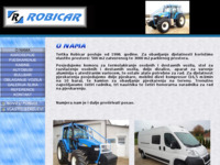 Frontpage screenshot for site: Robicar Pazin (http://www.robicar.hr/)