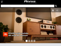 Frontpage screenshot for site: Ronis audio - video tehnika (http://www.ronis.hr)