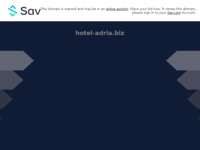 Frontpage screenshot for site: (http://www.hotel-adria.biz)