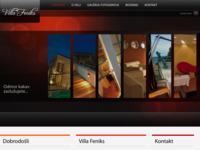 Frontpage screenshot for site: (http://www.villafeniks.hr/)