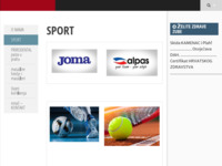 Frontpage screenshot for site: Rio - Zagreb (http://www.rio.hr)