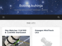 Frontpage screenshot for site: Bobina kuhinja (http://www.recenzije.astrobobo.net)
