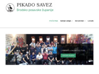 Frontpage screenshot for site: Pikado savez Brodsko-posavske županije (http://www.pikado.hr)