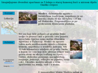 Frontpage screenshot for site: Medići - idealno ljetovanje (http://free-zg.htnet.hr/panda/more)