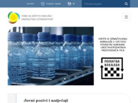 Frontpage screenshot for site: Fond za zaštitu okoliša i energetsku učinkovitost (http://www.fzoeu.hr/)