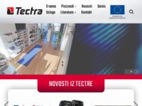 Frontpage screenshot for site: (http://www.tectra.hr)