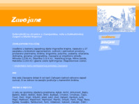 Frontpage screenshot for site: Selo Zavojane (http://free-zg.htnet.hr/tbuklija/zavojane/)