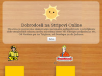 Frontpage screenshot for site: (http://www.stripovionline.com/)