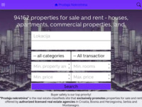 Frontpage screenshot for site: (http://www.prodaja-nekretnina.com)