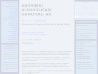 Frontpage screenshot for site: Anonimni alkoholičari Hrvatske (http://aahrvatske.blog.hr/)