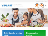 Frontpage screenshot for site: Viplast (http://www.viplast.hr/)