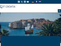 Frontpage screenshot for site: DBS Travel (http://www.dubrovniktravel.com)