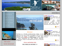 Frontpage screenshot for site: Apartmani Ivanka - Petrčane (http://www.pupovac.com)