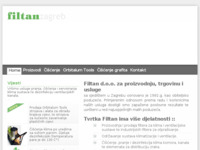 Frontpage screenshot for site: (http://www.filtan.hr/)