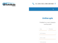 Frontpage screenshot for site: Autoškola Svetice (http://www.as-svetice.hr)